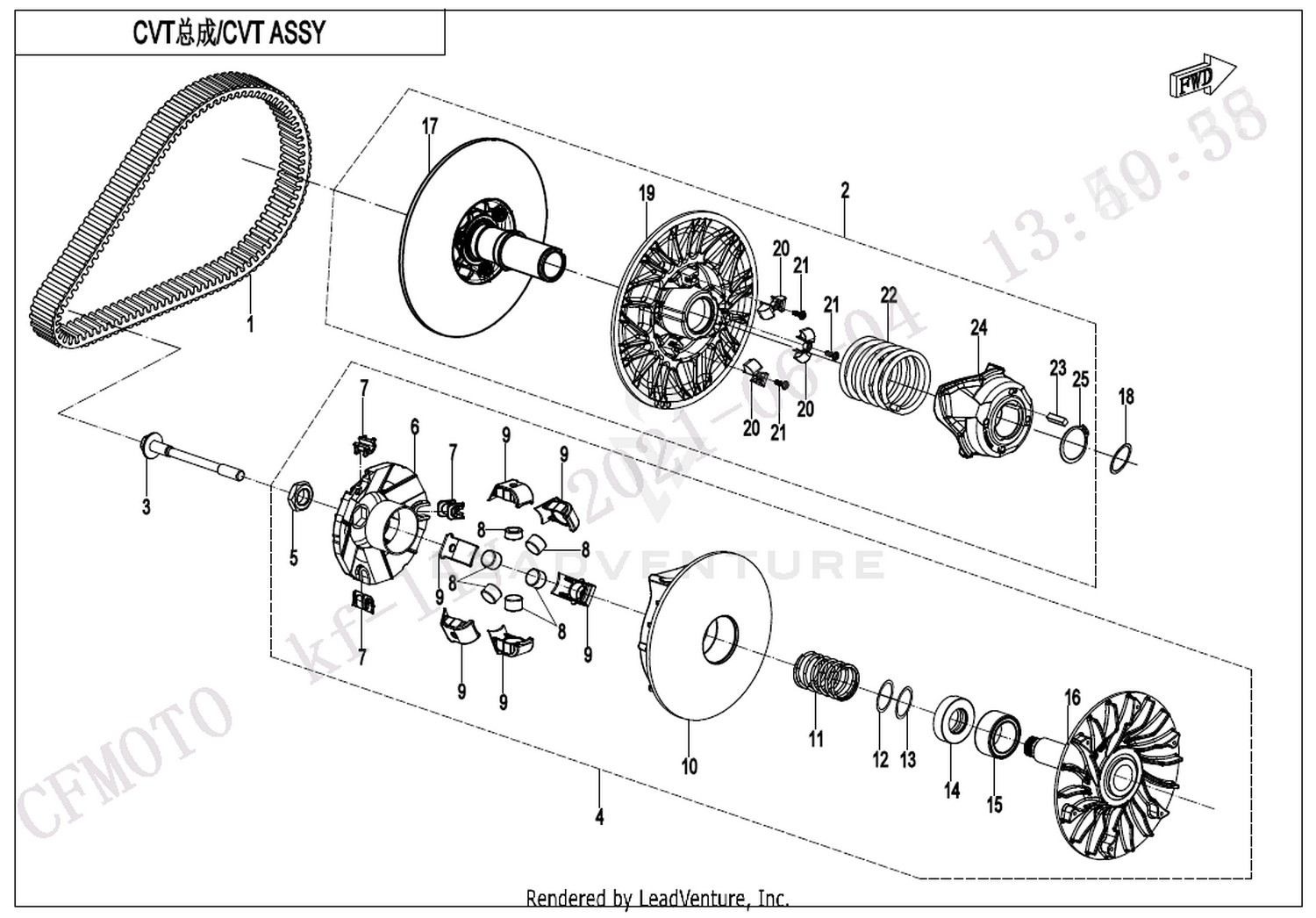 Cvt Assy(For Downhill Braking)