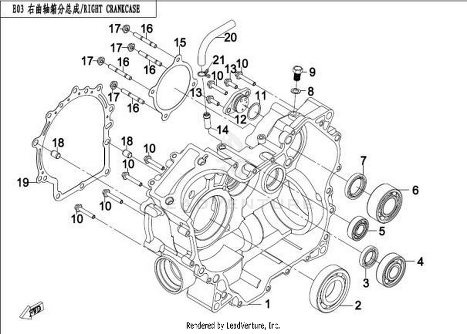 Right Crankcase