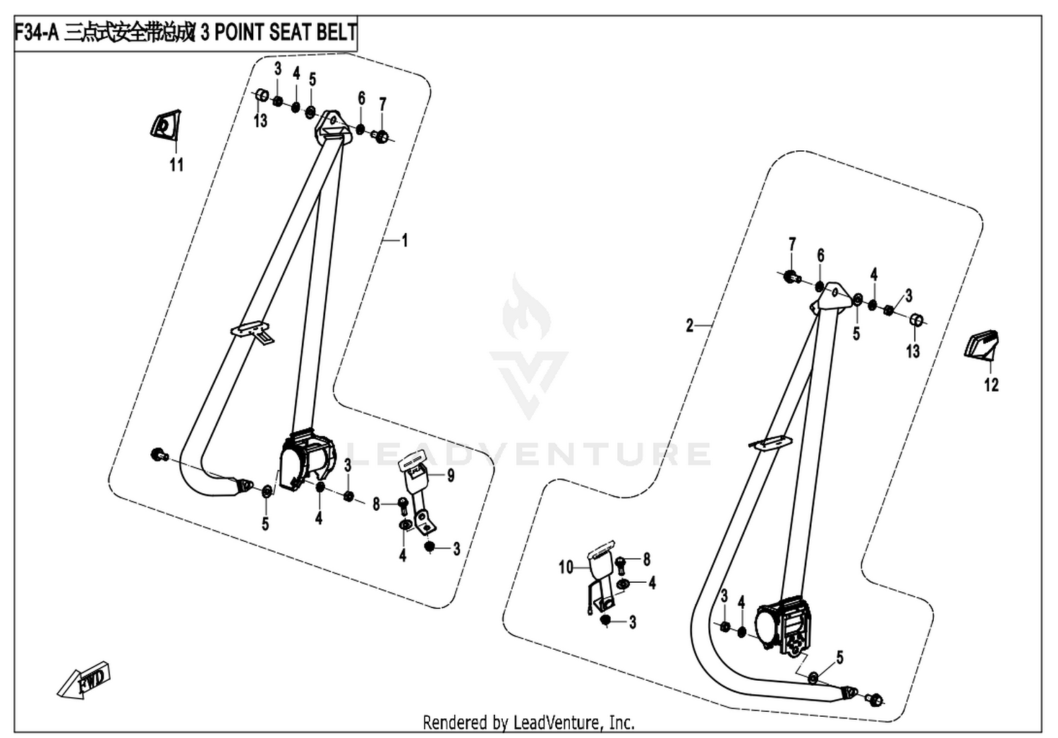 3-Point Seat Belt