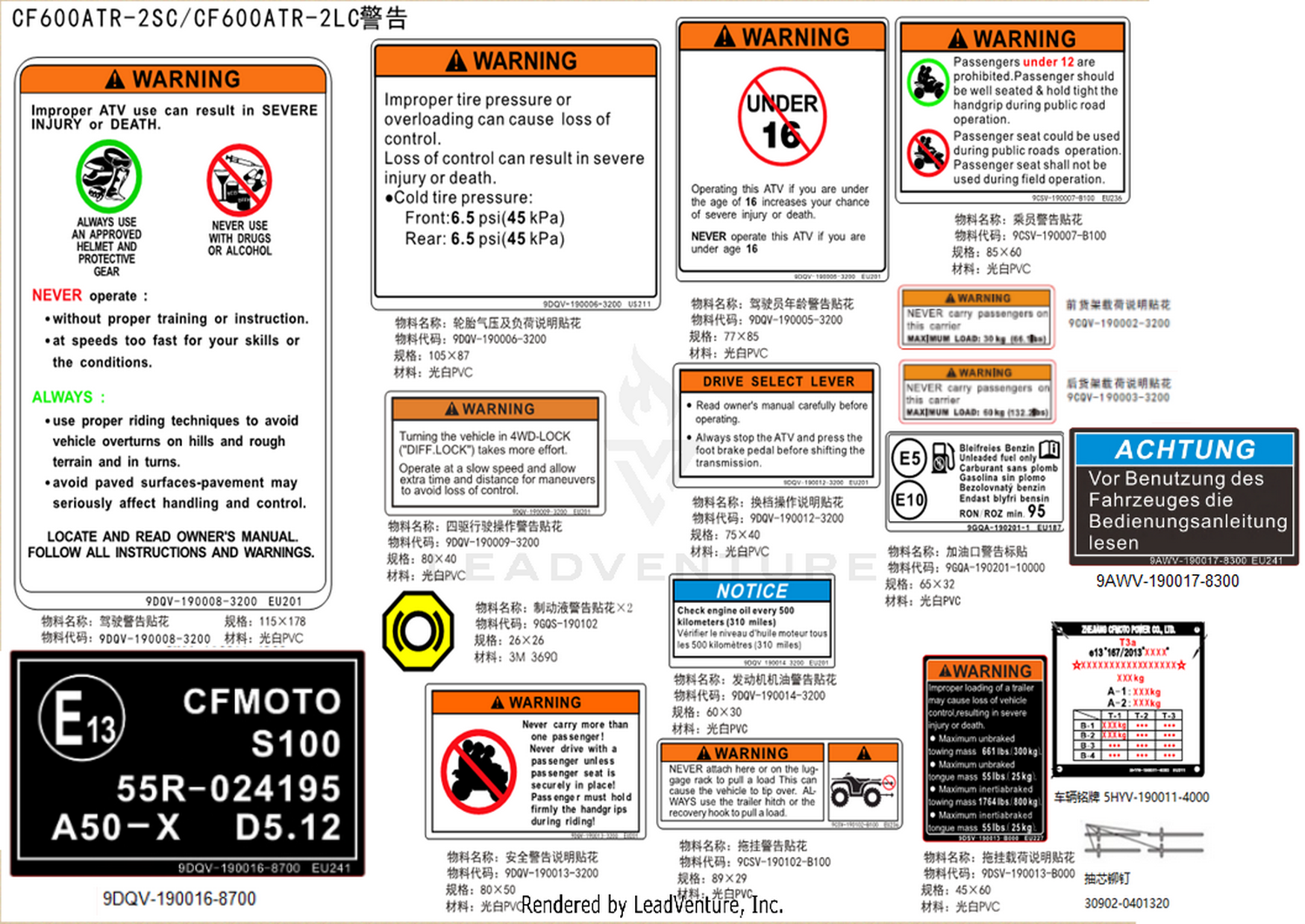 Warning Decal