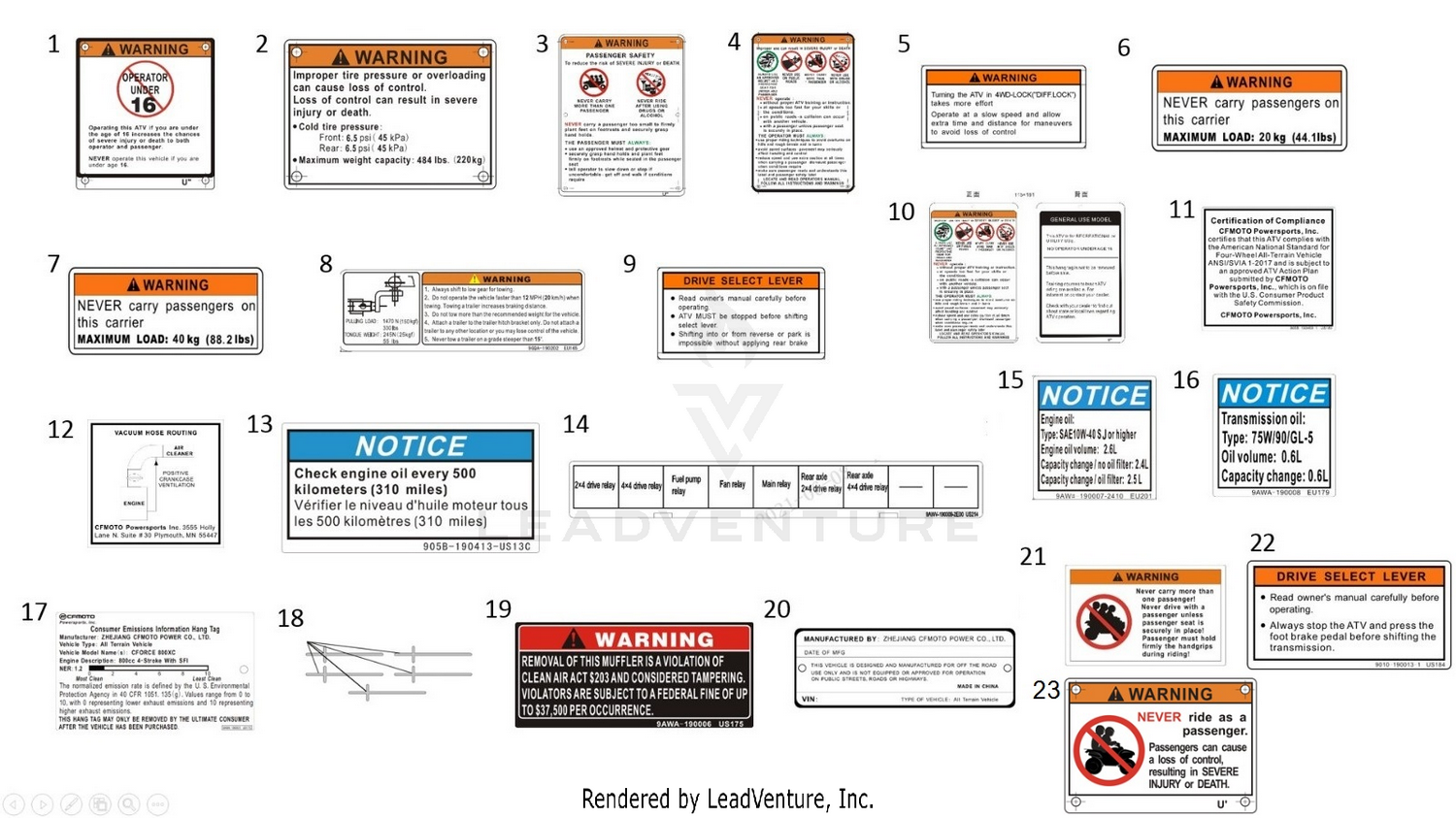 Decal Warning(Na)