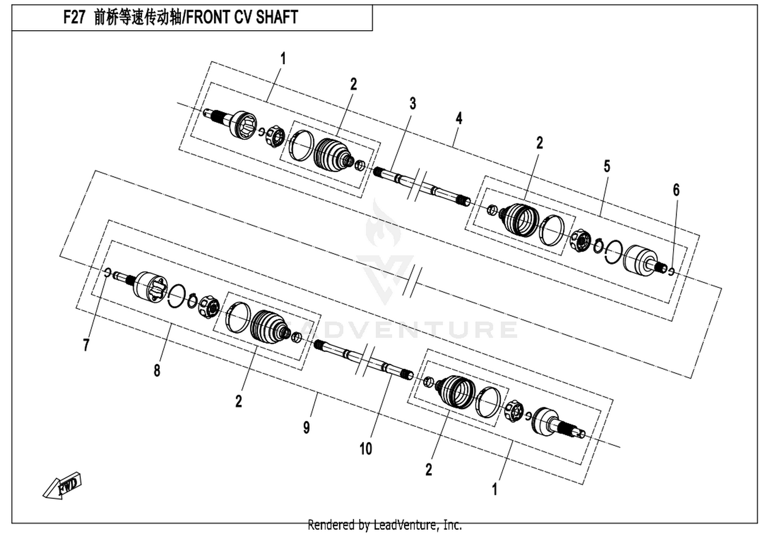 Front Cv Shaft