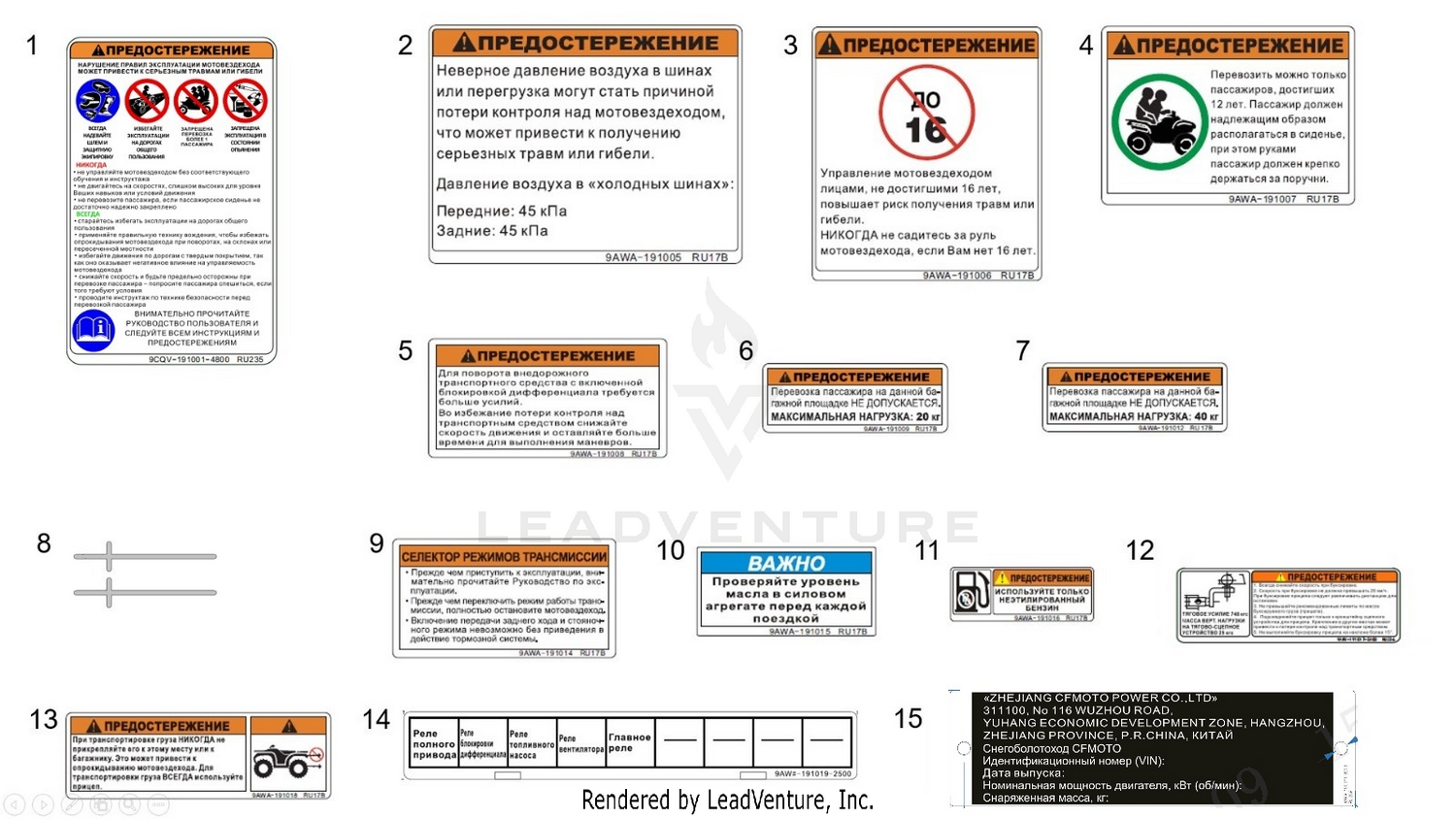 Decal Warning(Russia) 1