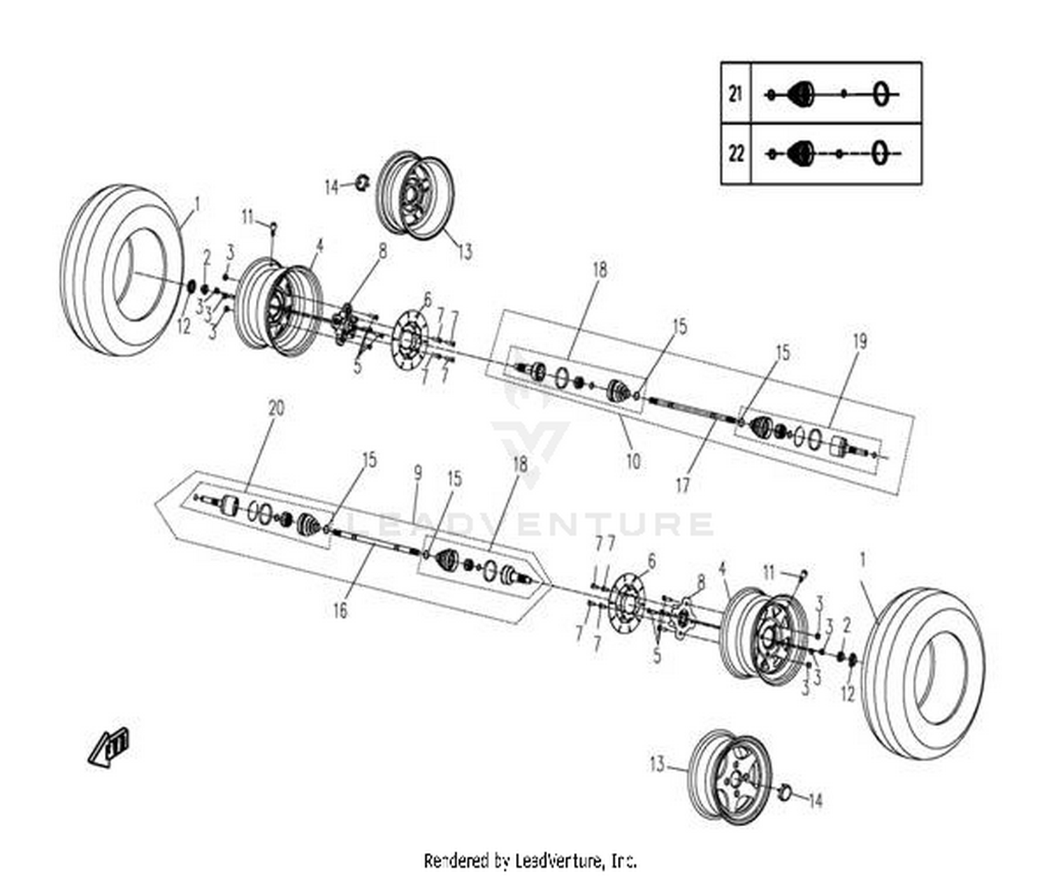 Front Wheel Assy