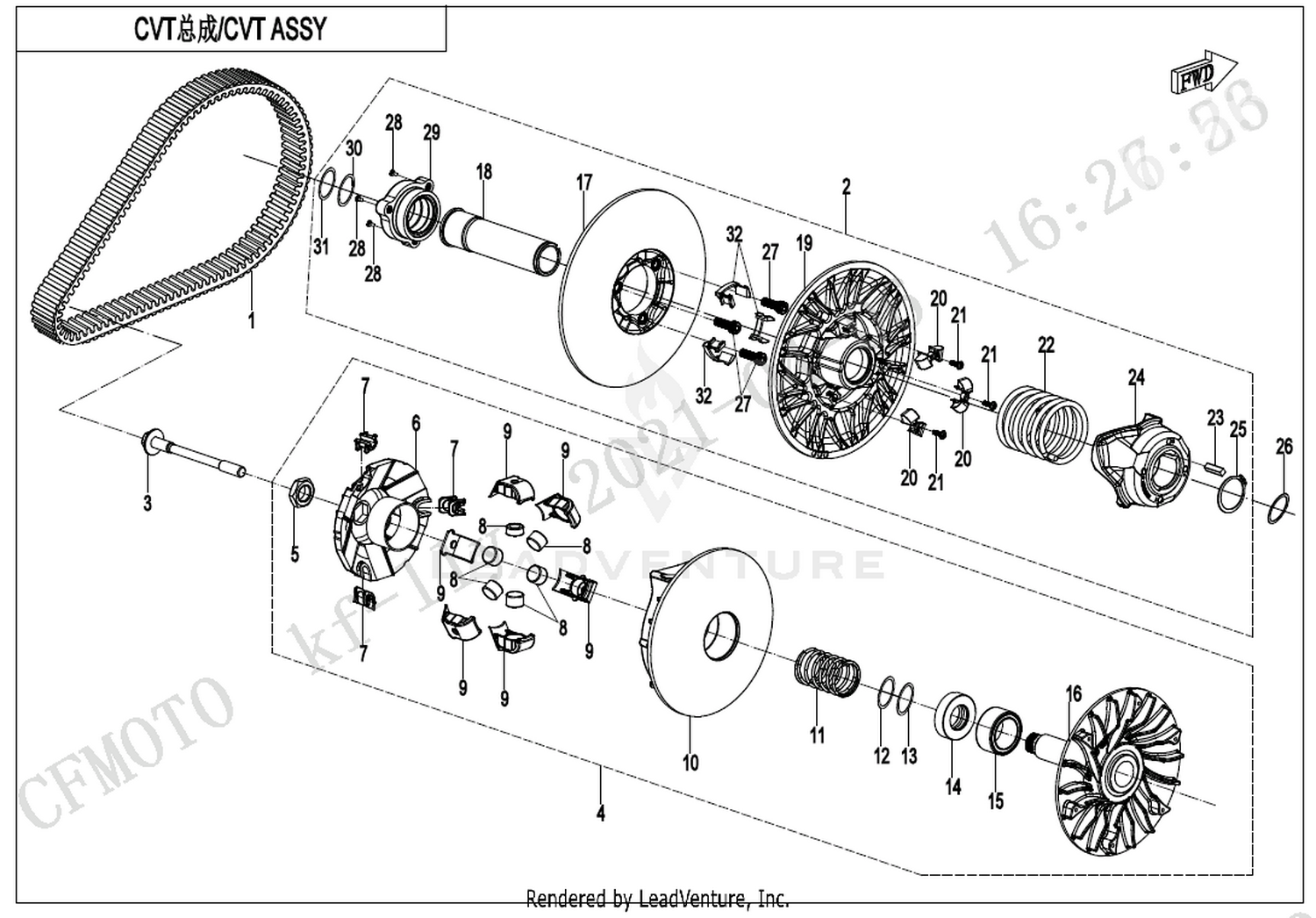 Cvt Assy(For Downhill Braking)