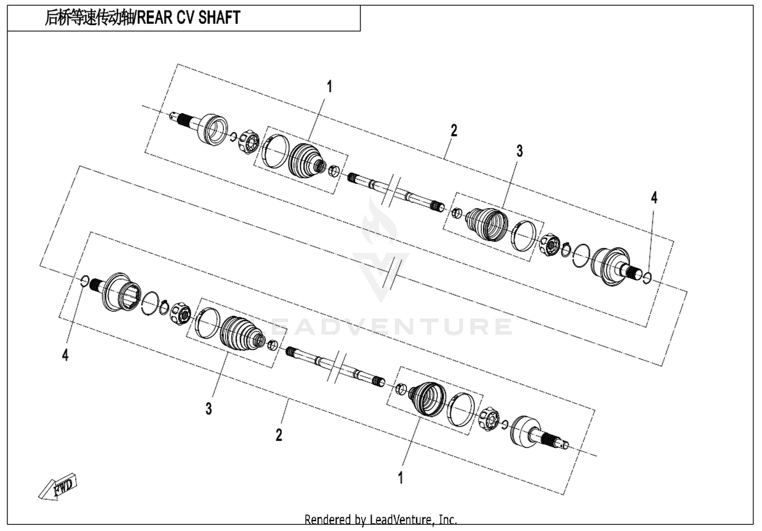 Rear Cv Shaft