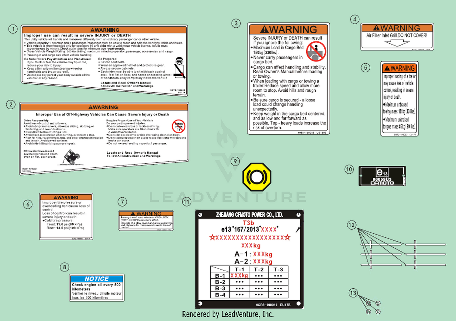 Decal Warning 1