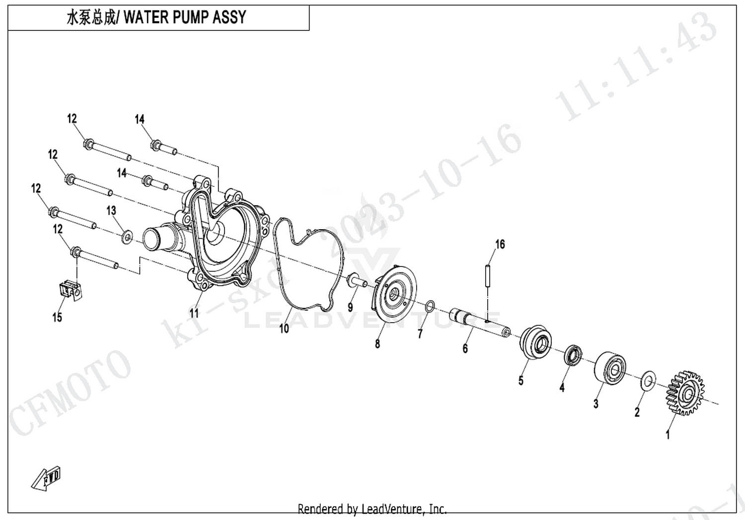 Water Pump Assy