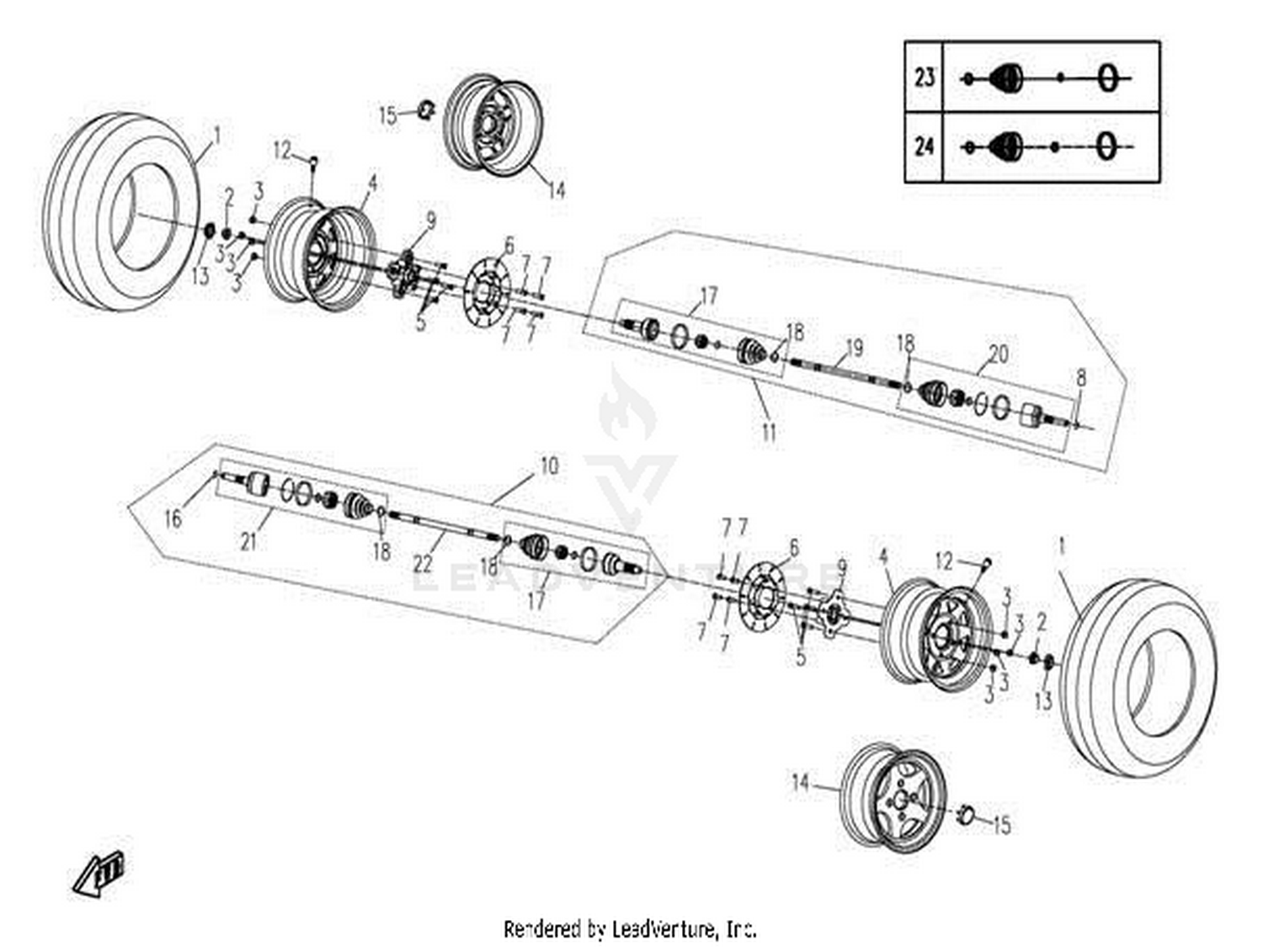 Front Wheel Assy