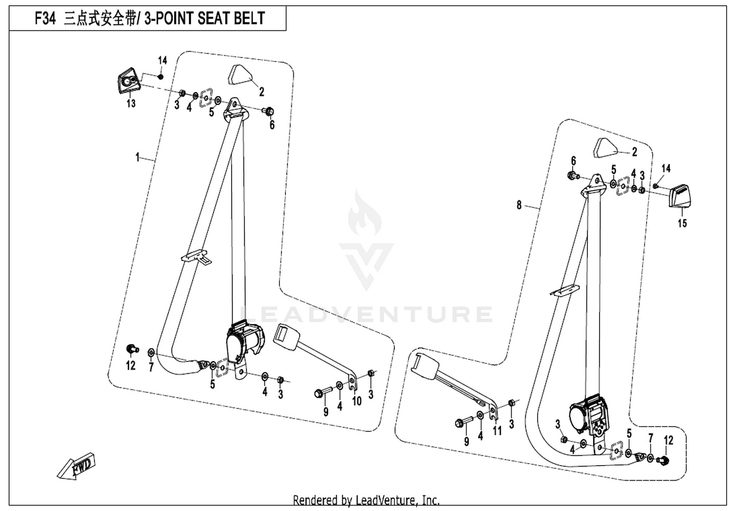 3-Point Seat Belt