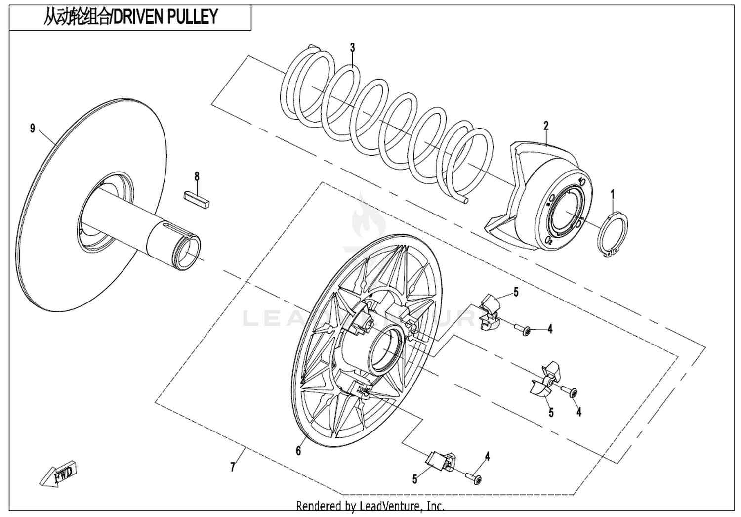 Driven Pulley(Hl)