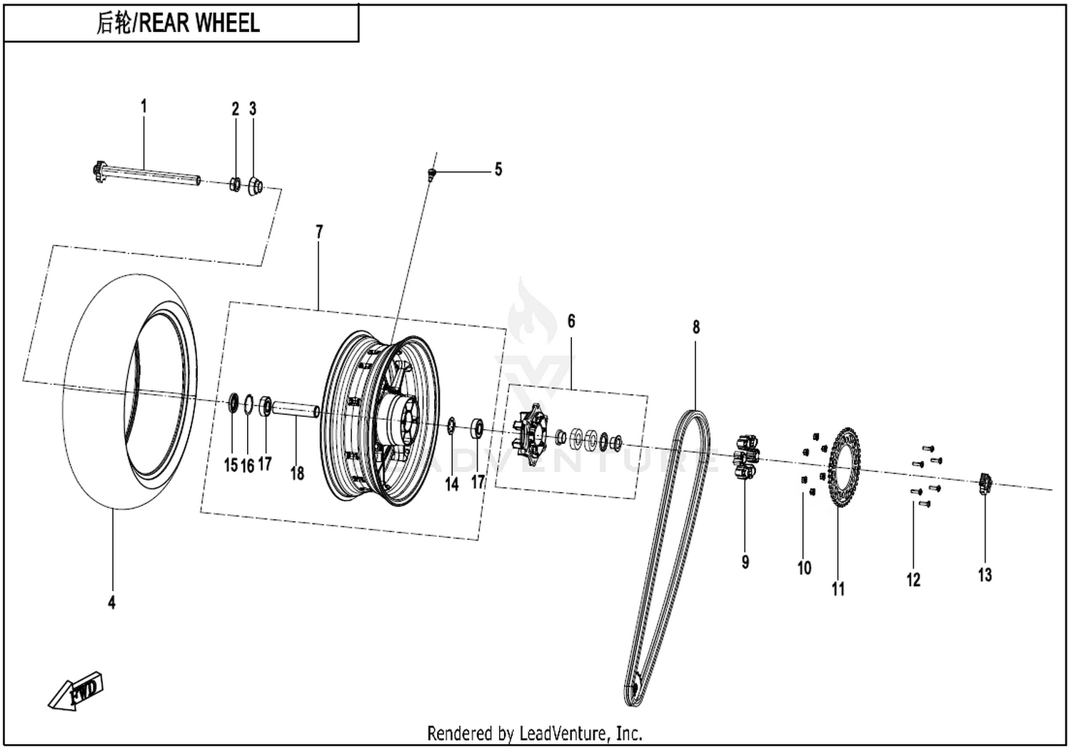 Rear Wheel