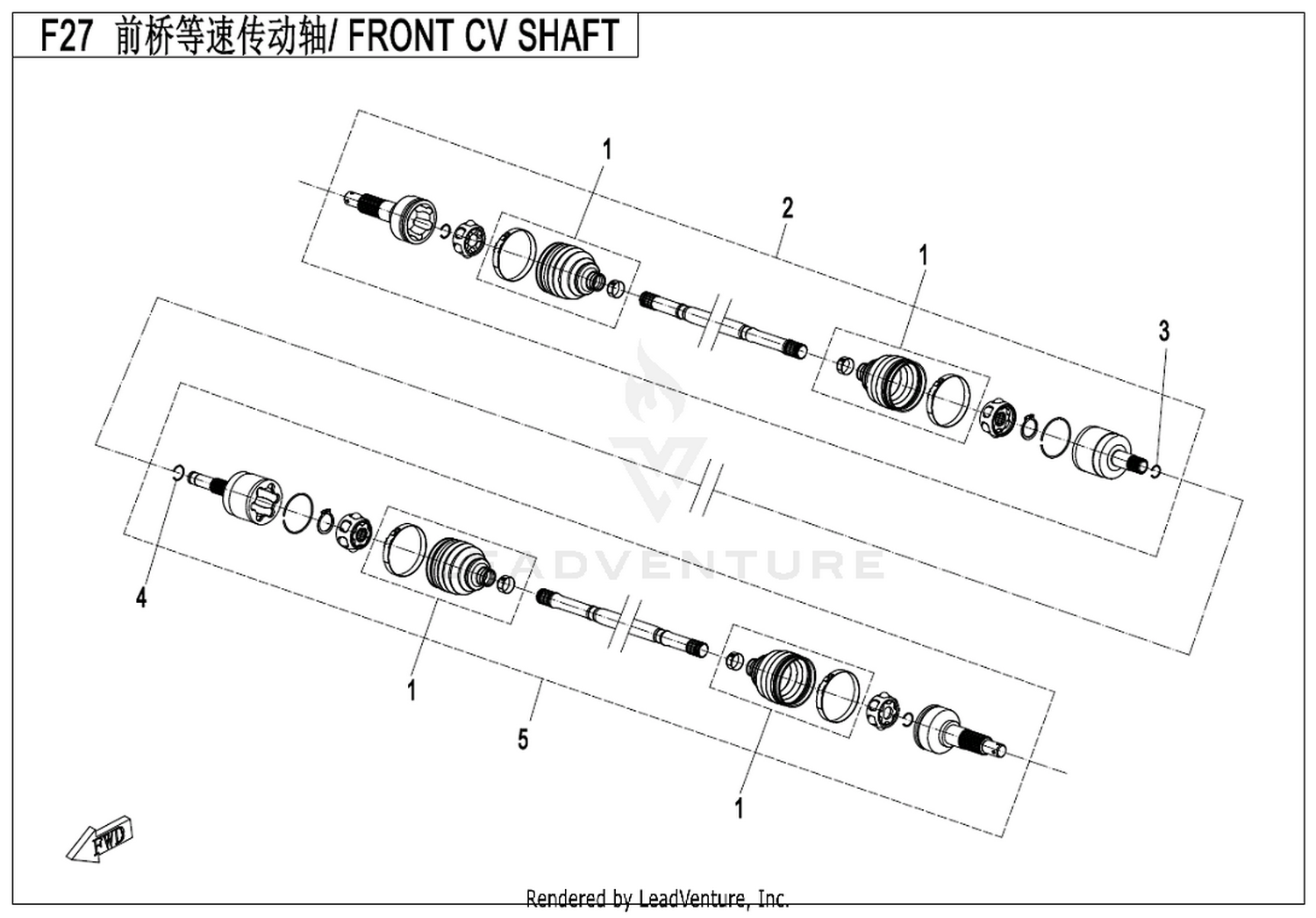Front Cv Shaft