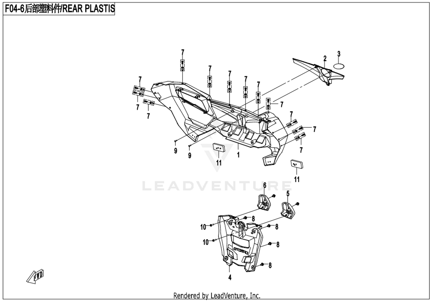 Rear Plastics 2