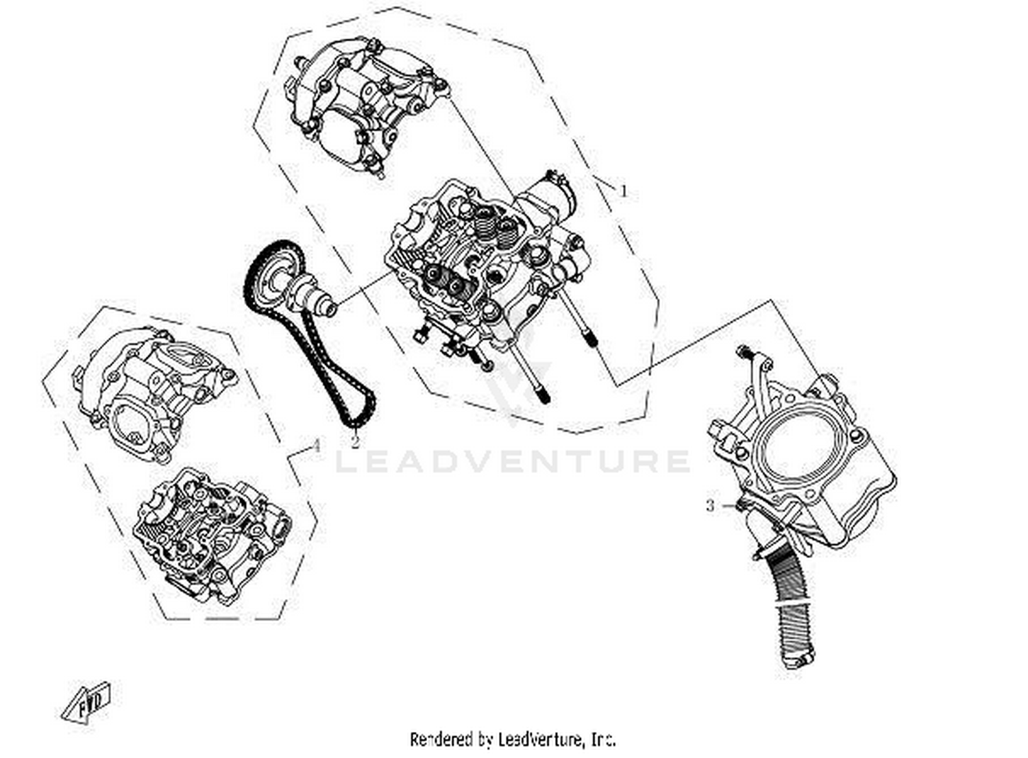 Cylinder Head & Cylinder Assy