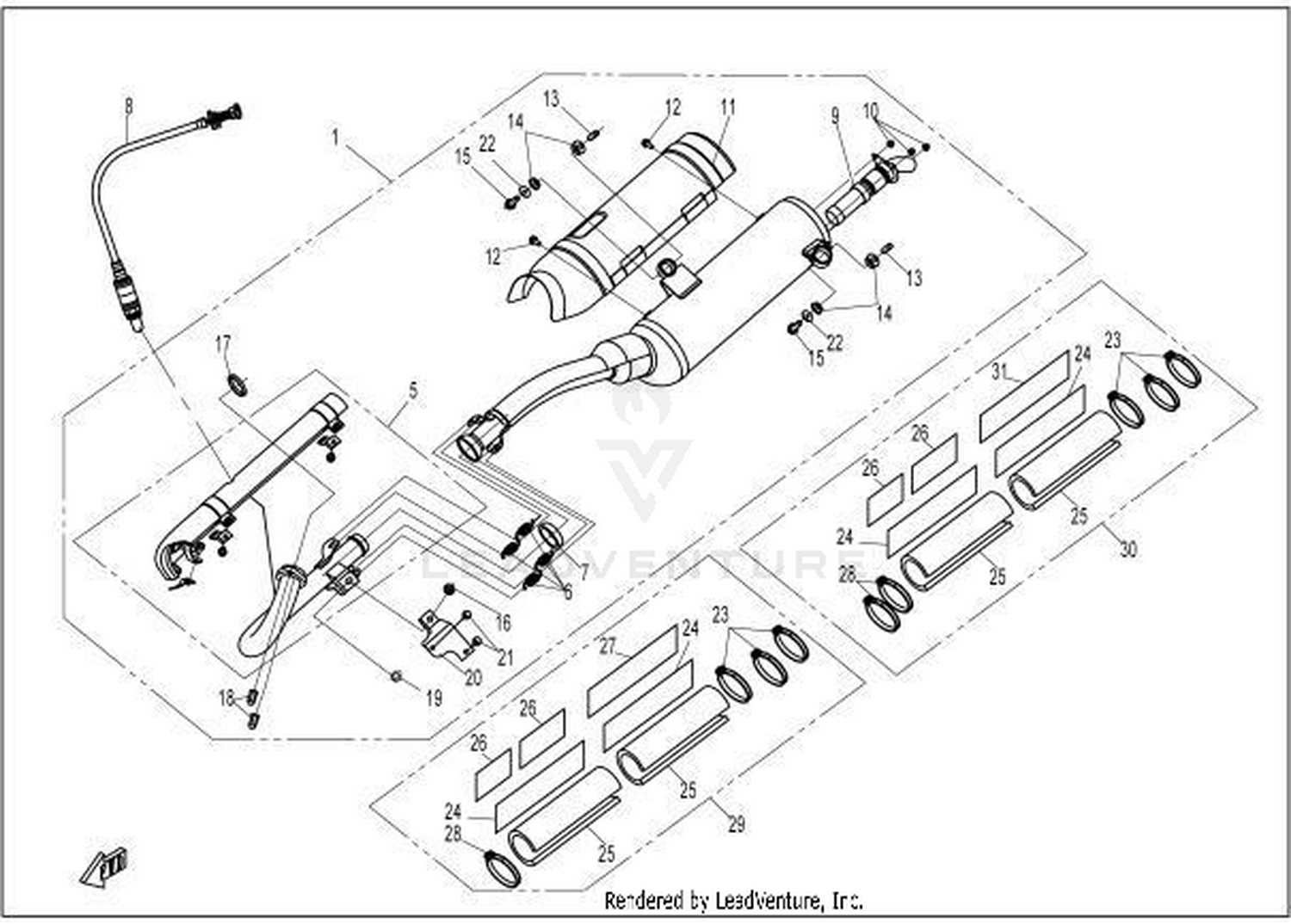 Muffler Assy