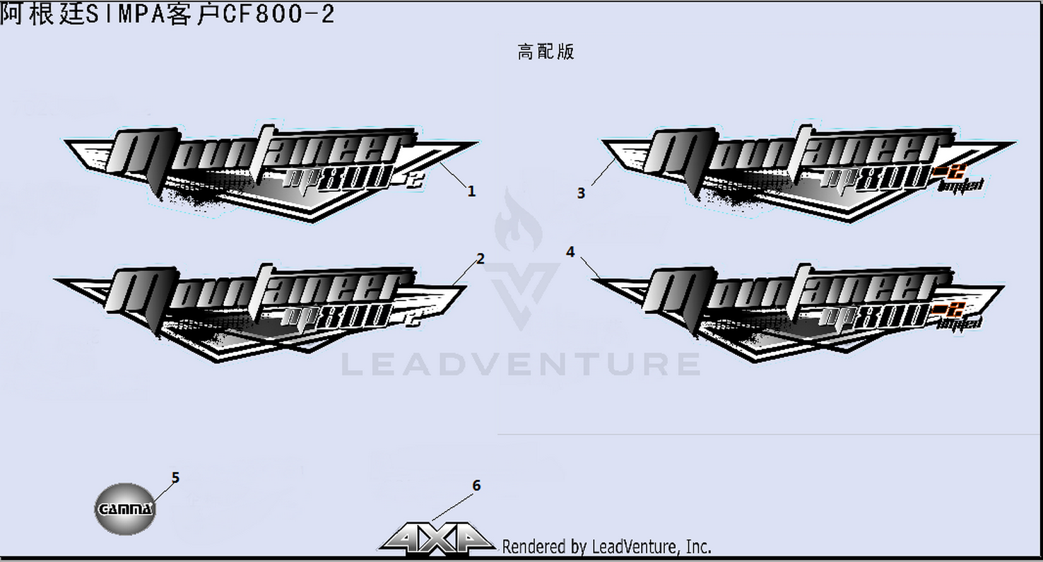 Fuel Tank Decals(Argentina Simpa)