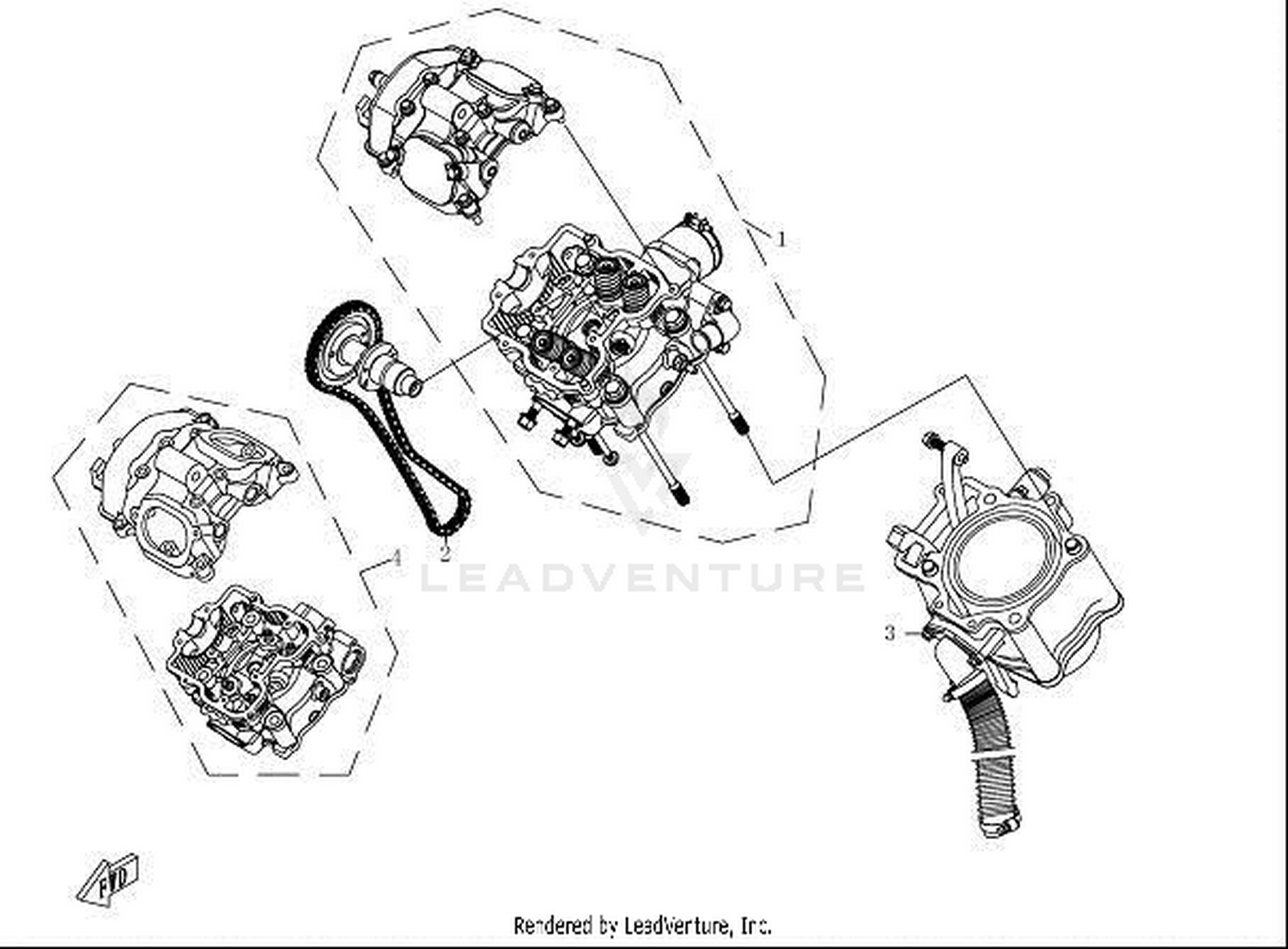 Cylinder Head & Cylinder Assy