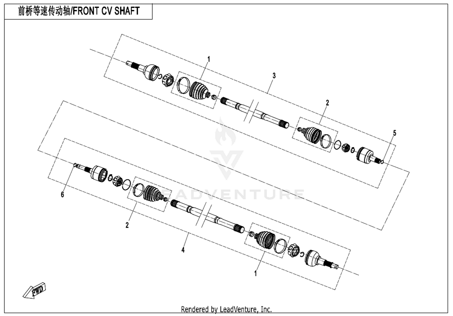 Front Cv Shaft