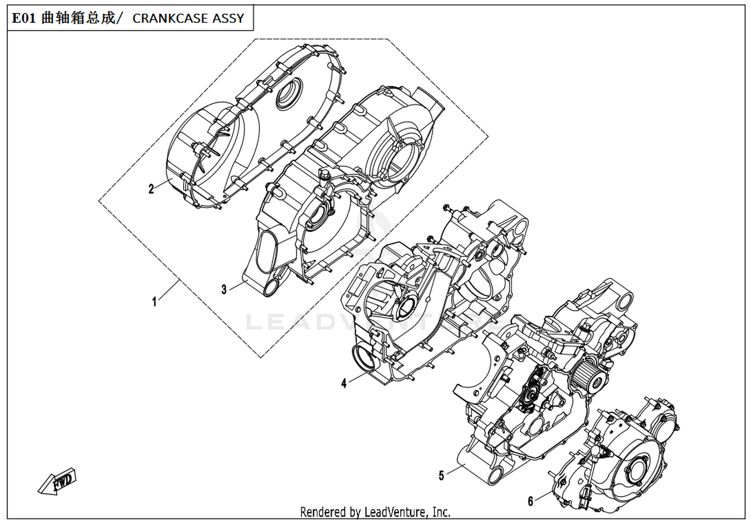 Crankcase Assy