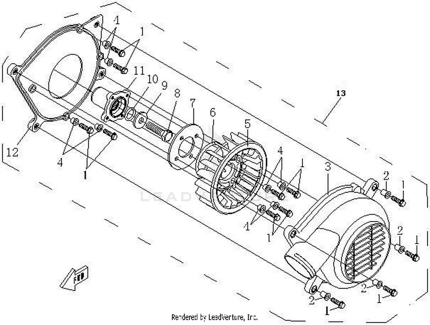 Cooling Fan Assy. ( Goes )