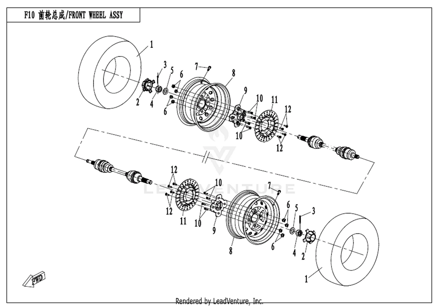 Front Wheel Assy