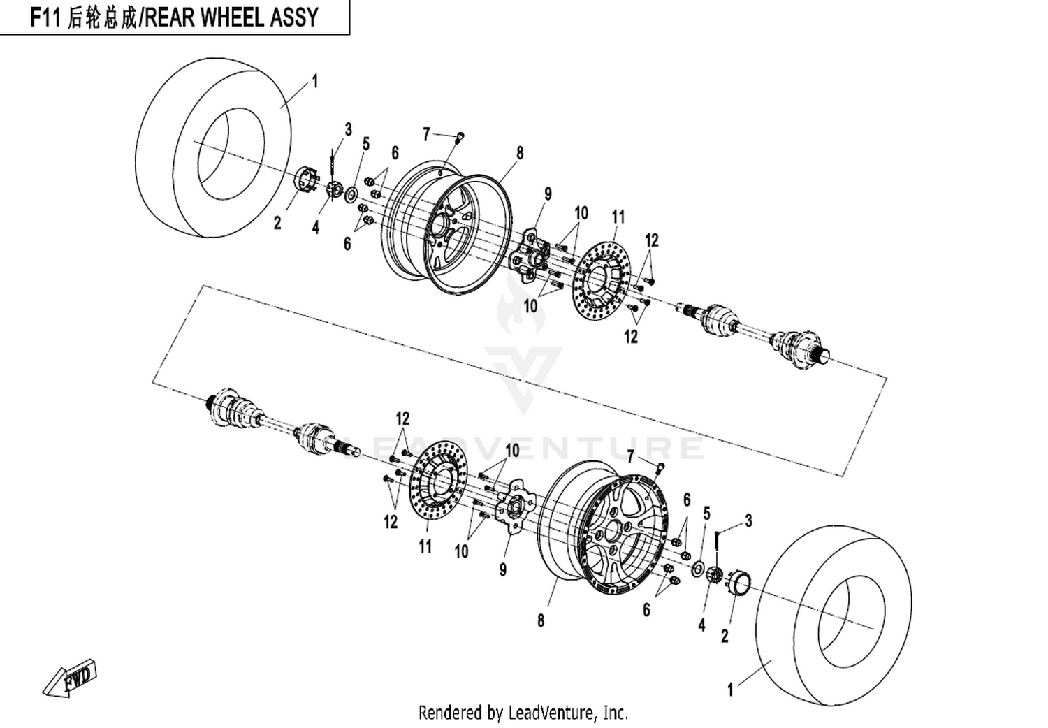 Rear Wheel Assy