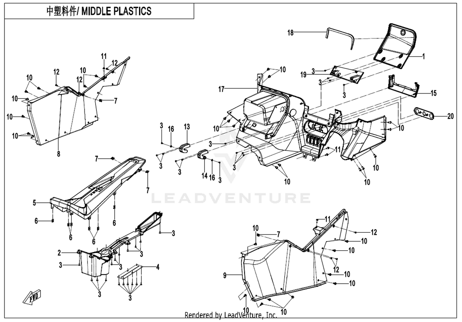 Middle Plastic