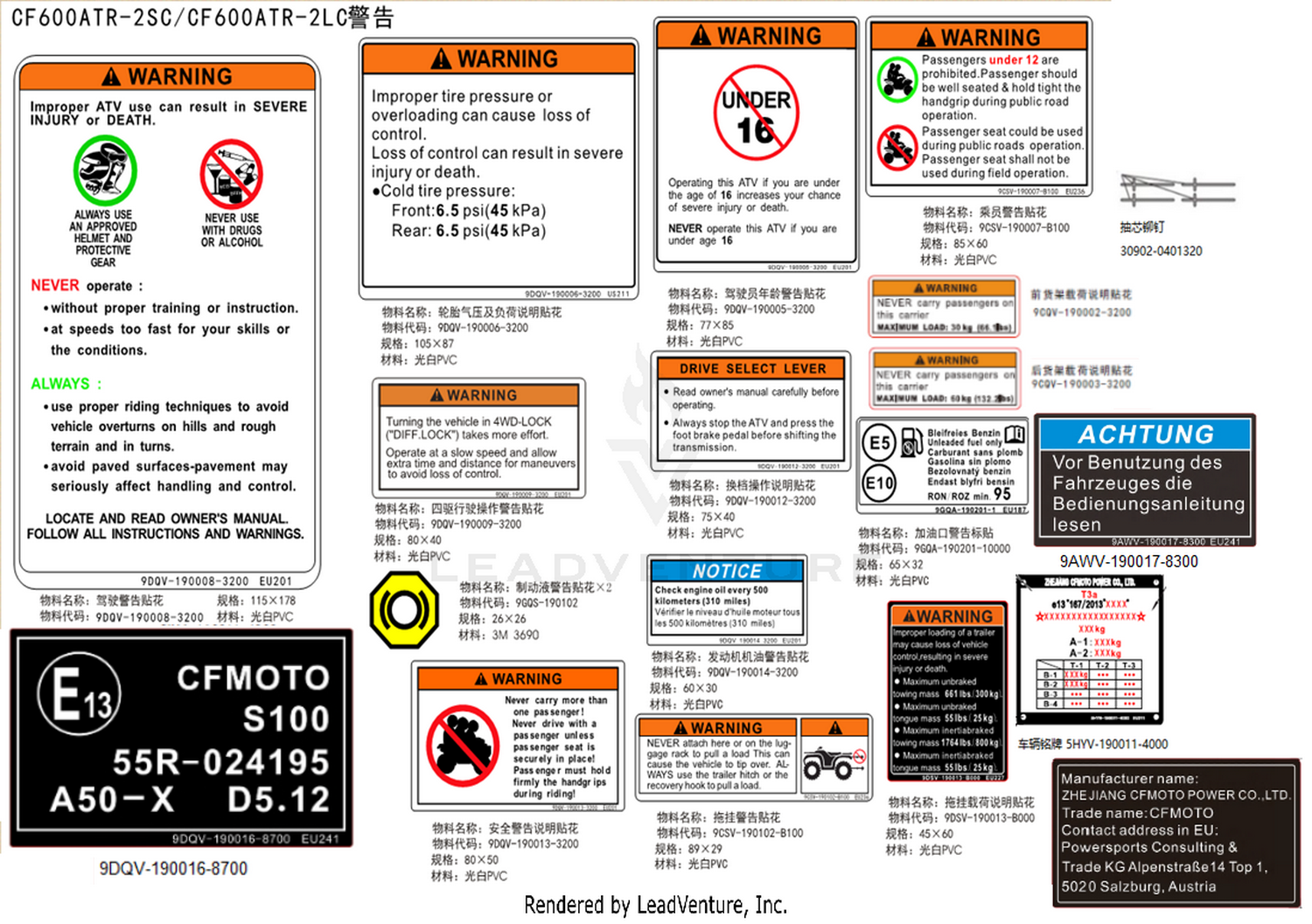 Warning Decal