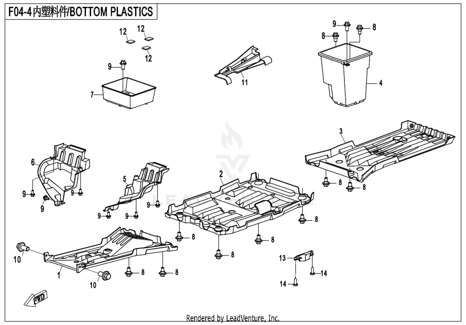 Bottom Plastic