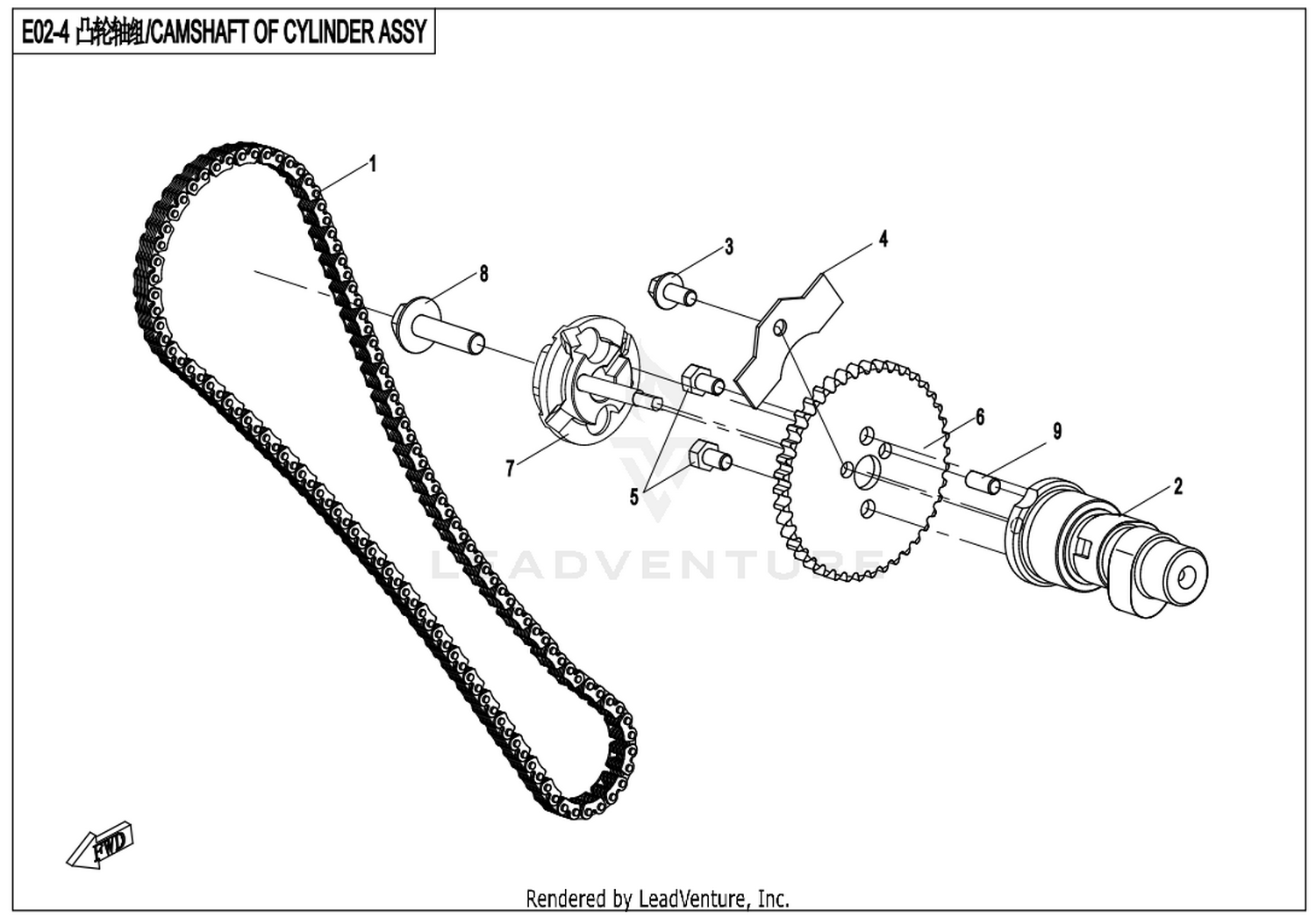 Camshaft Of Cylinder Assy