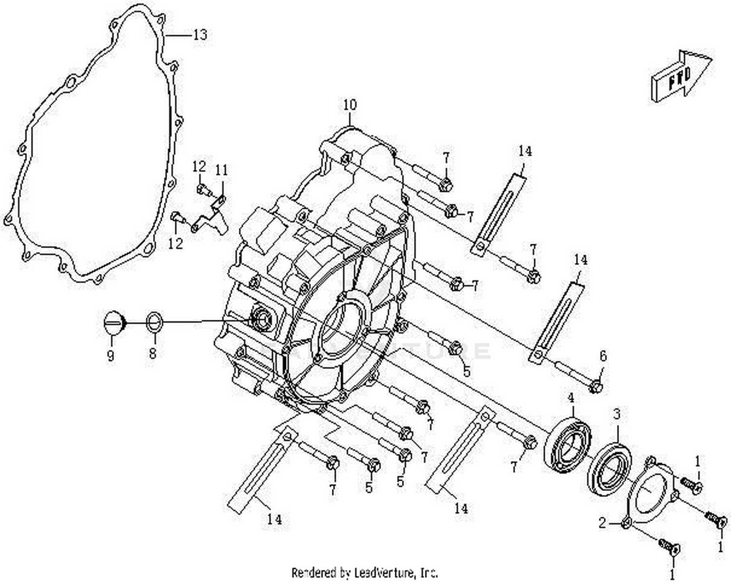 Crankcase Cover (Left)