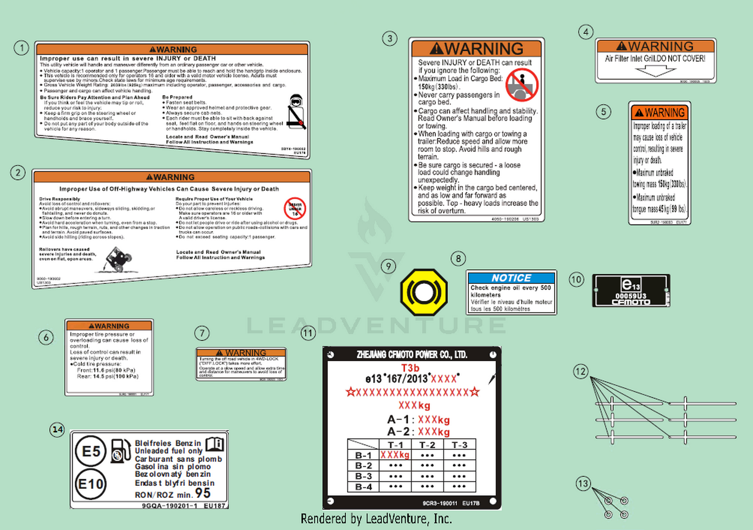 Decal Warning 2