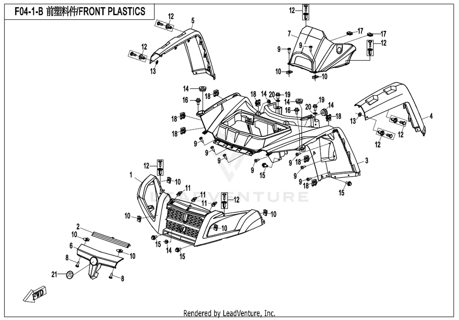 Front Plastics
