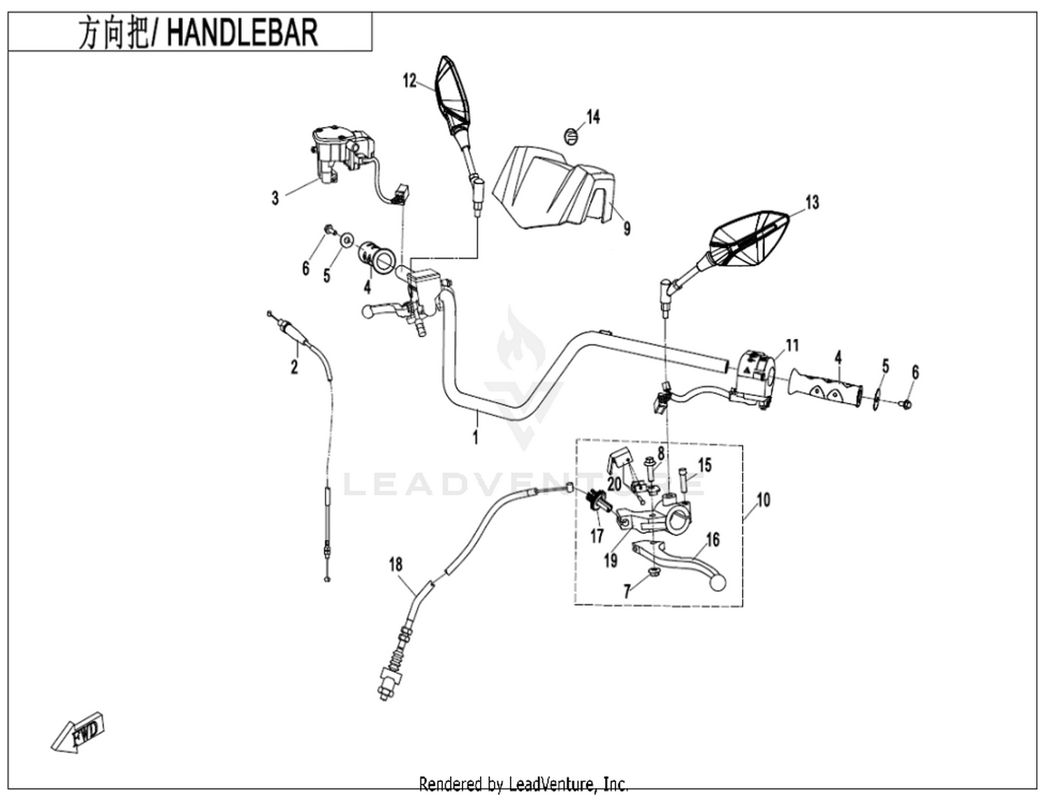 Handlebar(Lh Parking) 1