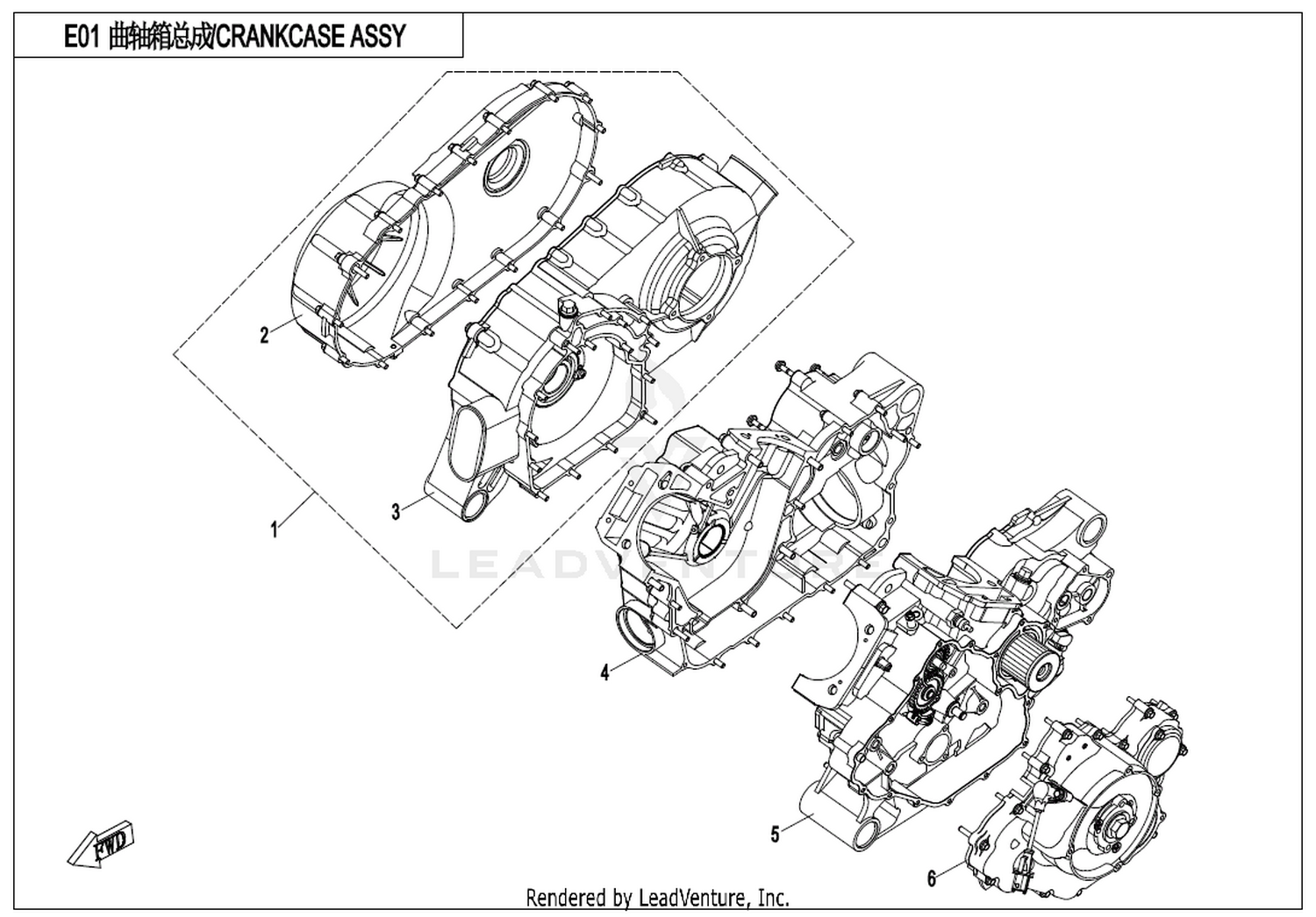 Crankcase Assy
