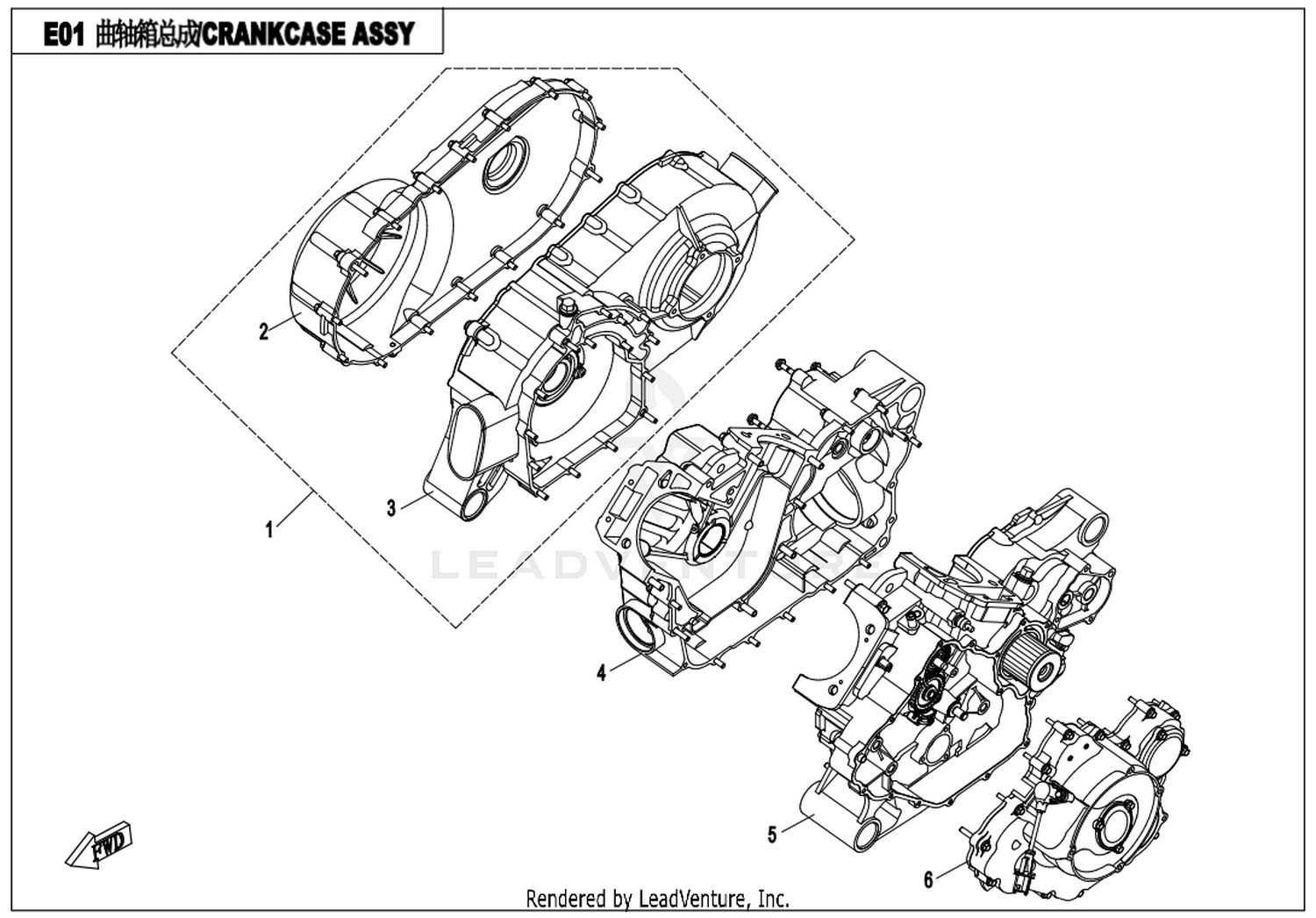 Crankcase Assy
