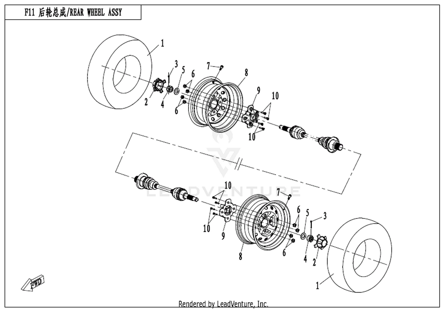 Rear Wheel Assy