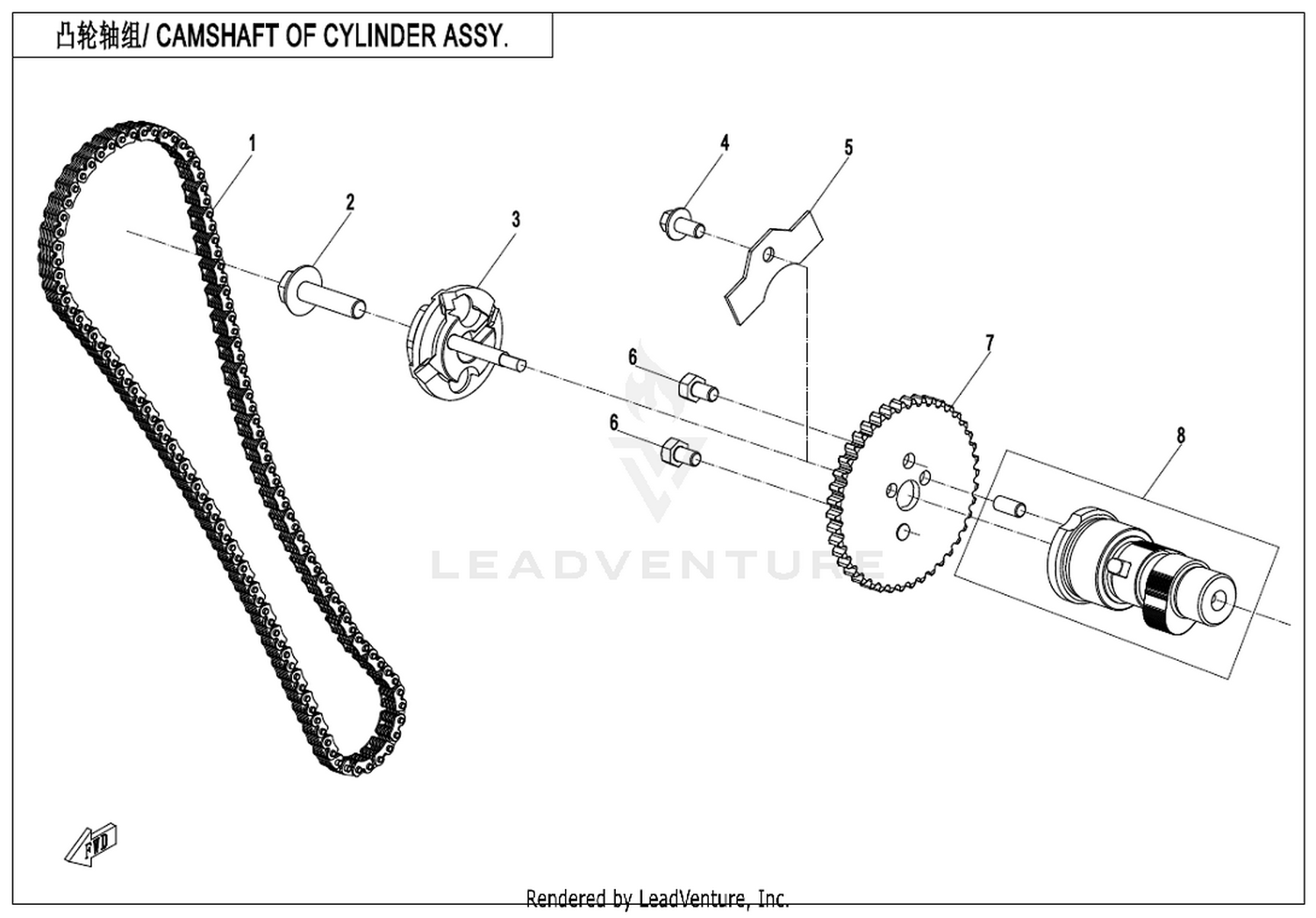 Camshaft Of Cylinder Assy