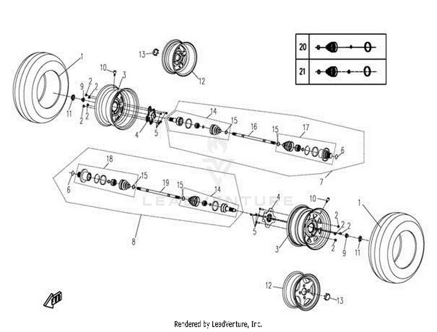 Rear Wheel Assy