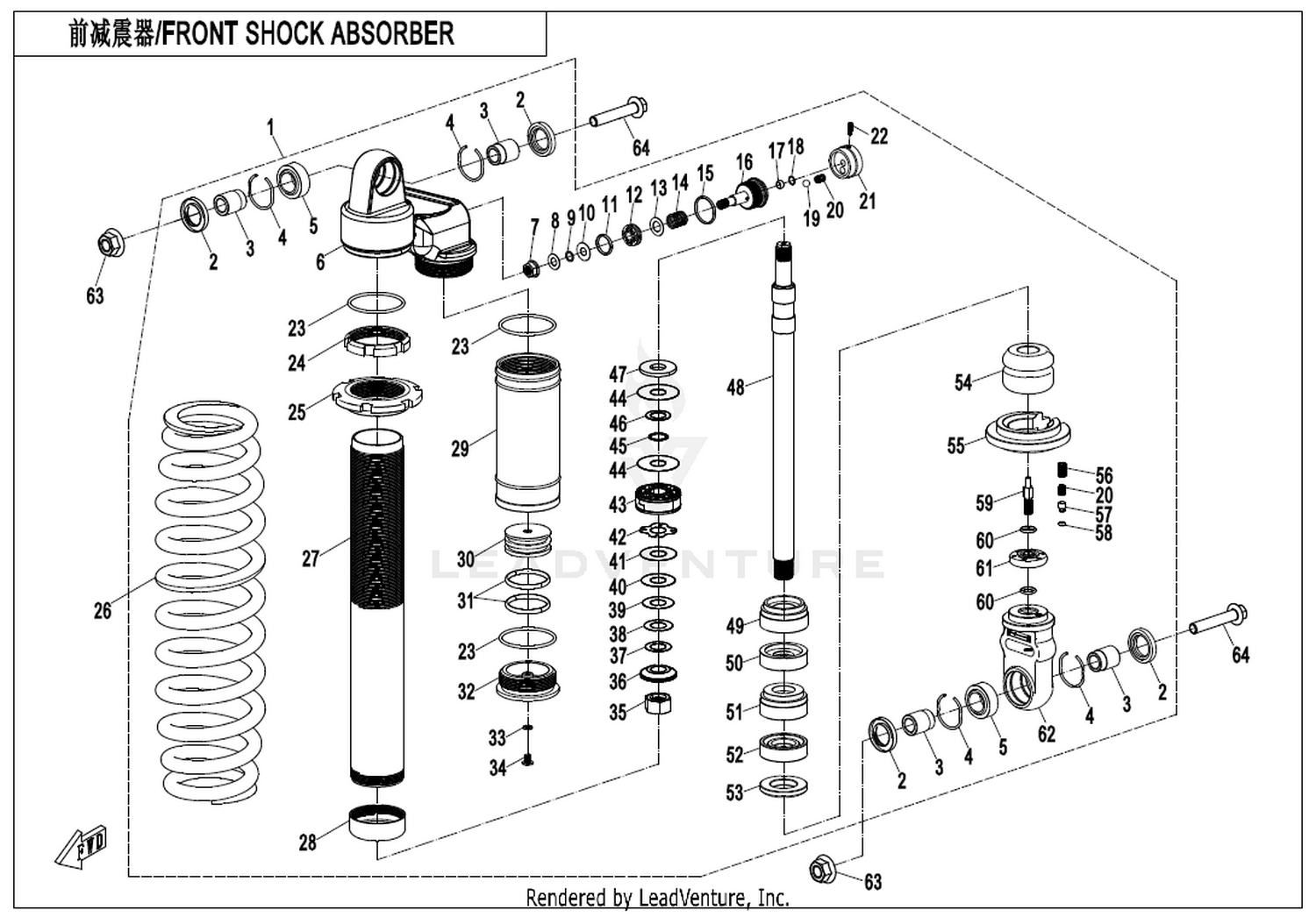 Front Shock Absorber(Gas,Russia)
