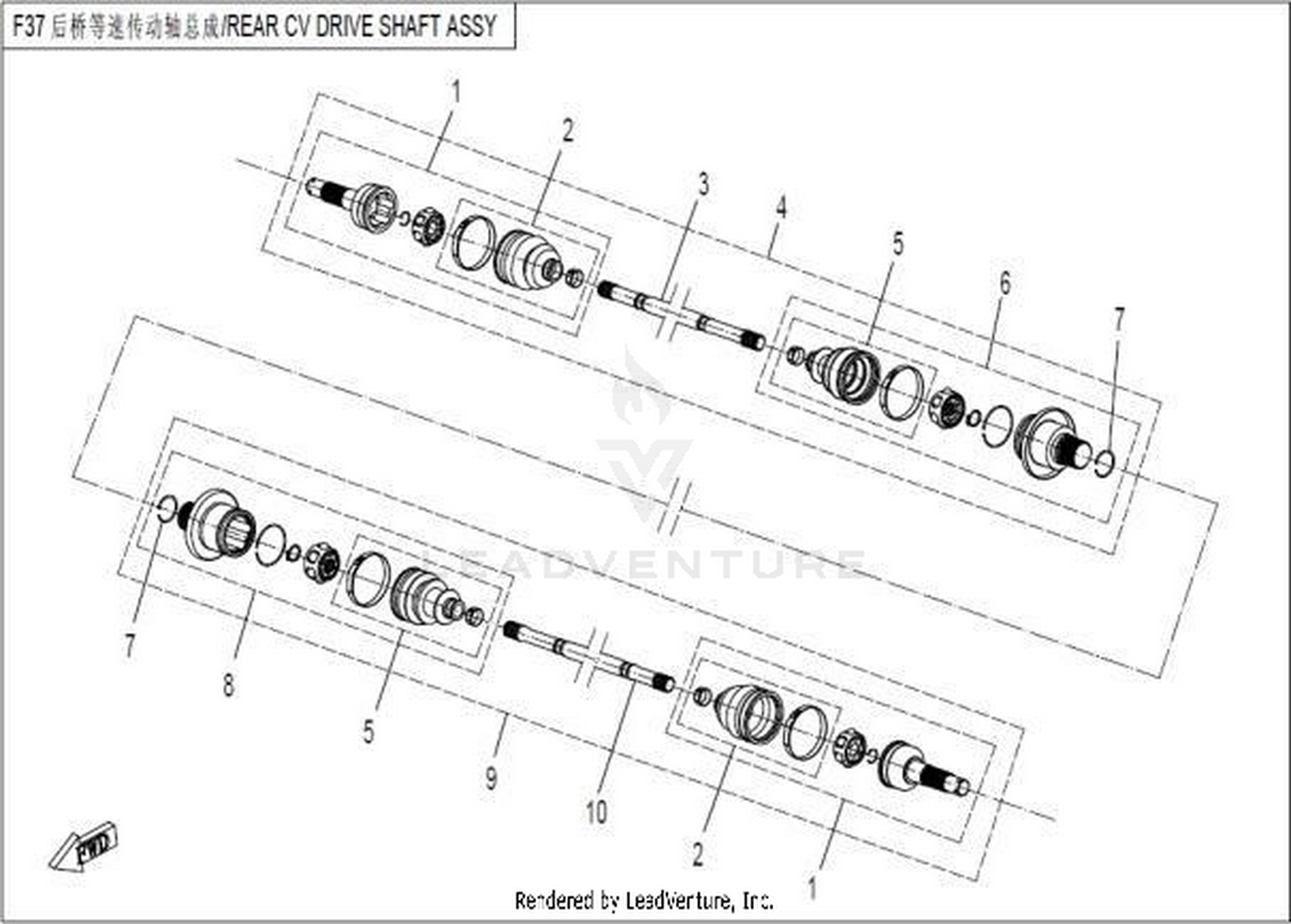 Rear Cv Shaft(Sps)