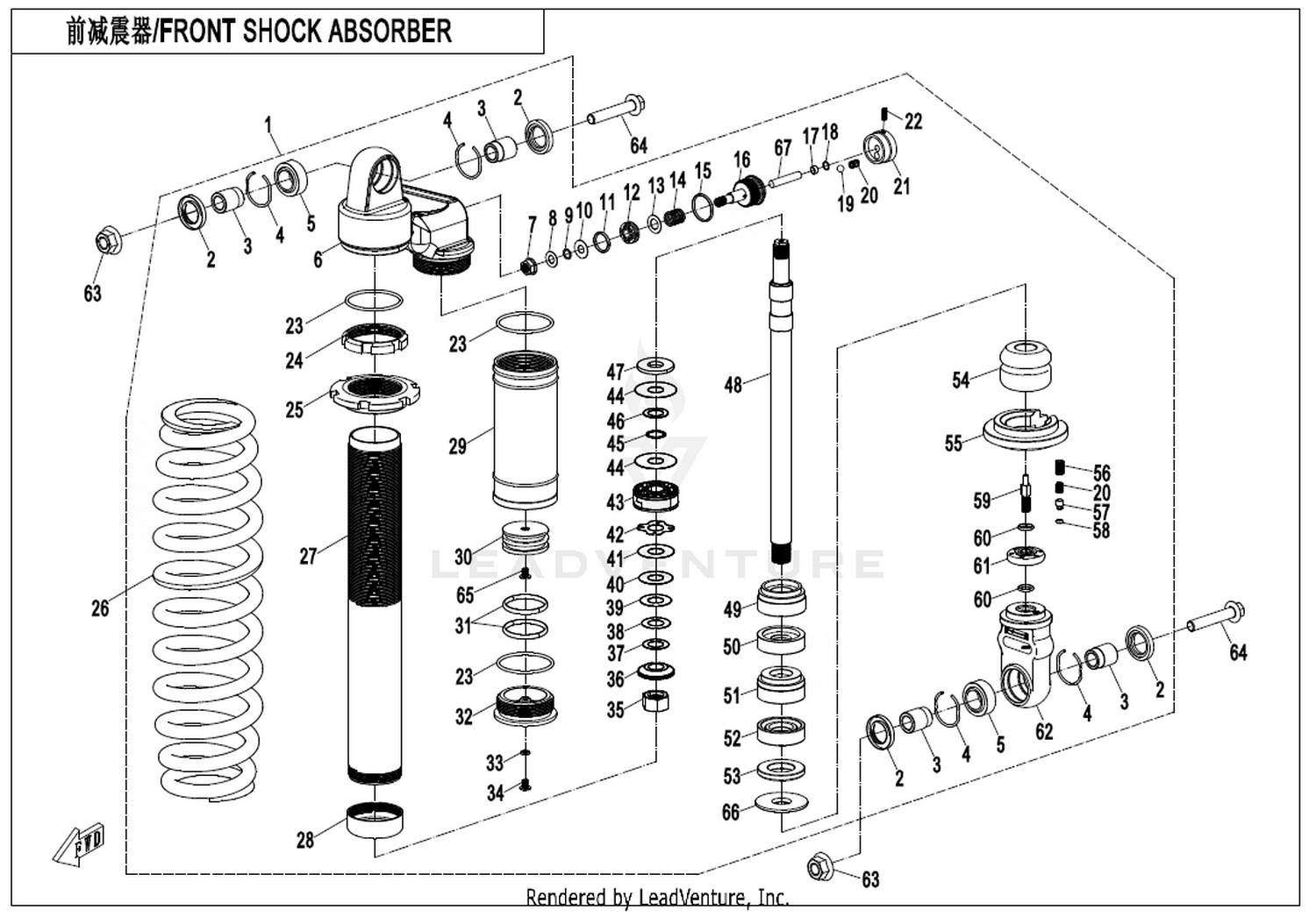 Front Shock Absorber(Gas,Russia)